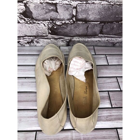 ATIKA VTG Ivory Suede Nubuck Leather Slip On Loafer Flats Women Sz 40EU/9.5M US - Picture 11 of 16